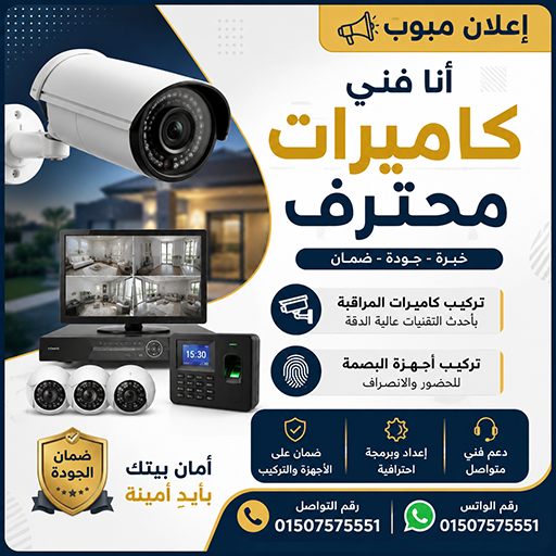 فني كاميرات يبحث عن عمل